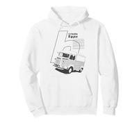 Citroën Tipo H Retro Francés Van Vista Frontal Promoción Sudadera con Capucha