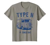 Citroën Tipo H Retro Van 1947 Niños Camiseta