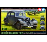 Citroën Traction 11CV Tamiya 1/48: Reproducción Detallada Del Famoso Sedán