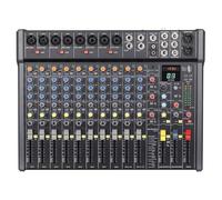Citronic Consola de mezcla CMC-16 con efectos DSP, reproductor USB/BT, entradas XLR y jack, mezclador de audio profesional compacto para eventos en vivo, grabación y uso en estudio