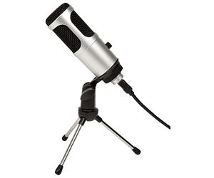 Citronic | Micrófono USB Podcasting con Control de Volumen suministrado con Soporte Podcast, Streamers y grabación