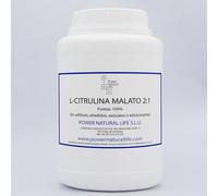 Citrulina Malato 2:1 en Polvo Power Natural Life - Suplemento Deportivo Vegano - Alta Solubilidad - Sin Aditivos ni añadidos - Envase de 1 kg