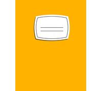 Citrus Orange Composition Notebook - Narrow Ruled, 8.5 x 11 in, 100 Pages - Bright Aesthetic Writing Book for School, Journaling, or Office