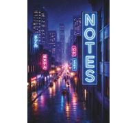 City at Night - Neonstadt Grid Journal: Modernes Cityscape kariertes Notizbuch für Schreiben & Planung | Neon Aesthetic