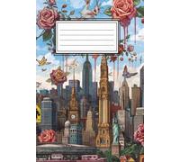 City Bloom Notebook: Aesthetic Lined Journal with Floral City Illustration | Stylish Notebook for Notes, Journaling & Everyday Writing