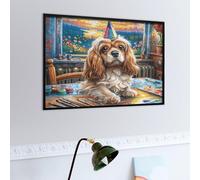 City Caniche Mignon Puzzles 500 Piezas Portátil 3D Bêtes fantastiques Rompecabezas Familiar para Toda La Familia Maquetas Educativas Construir Aliviar Estrés 500 PCS