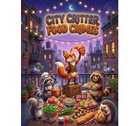 City Critter Food Crimes: A Cozy Urban Animal Coloring Adventure of Rooftop Feasts, Gourmet Heists, and Whimsical Alley Foraging