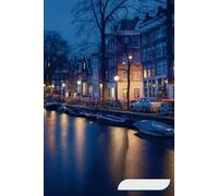 City Glow Notebook: 120 Pages of Lined Paper: Perfect for Writing, Studying, and Note-taking - 6x9 Inch Notebook with a Beautiful Amsterdam Nighttime Cover