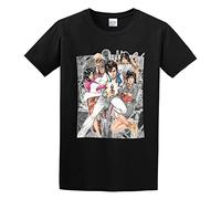City Hunter Tsukasa Hojo Unisex 100% Cotton Short-Sleeve T-Shirts Black XXL