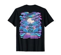 City Landscape Vaporwave Japan Backprint Streetwear Art Camiseta