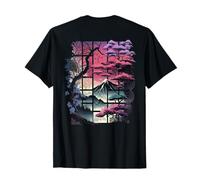 City Landscape Vaporwave Japan Backprint Streetwear Art Camiseta