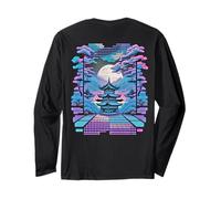 City Landscape Vaporwave Japan Backprint Streetwear Art Manga Larga