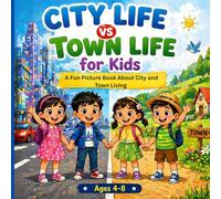 CITY LIFE VS TOWN LIFE FOR KIDS: A Fun Picture Book About City and Town Living