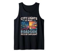 City Lights at Night, Roadside pies by Daylight. USA Camiseta sin Mangas