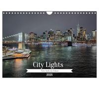 City Lights - New York im Fokus (Wandkalender 2026 DIN A4 quer), CALVENDO Monatskalender: New York City - die Stadt, die niemals schläft - zieht seit Jahrzehnten Menschen aus aller Welt in ihren Bann.