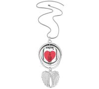 City London Britain Big Ben Love - Collar giratorio con alas de ángel