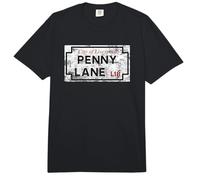 City of Liverpool Penny Lane L18 - Cartel de Calle Desgastado Comfort Colors Adult Heavyweight T-Shirt