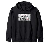 City of Liverpool Penny Lane L18 - Cartel de Calle Desgastado Sudadera con Capucha