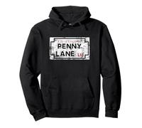 City of Liverpool Penny Lane L18 - Cartel de Calle Desgastado Sudadera con Capucha