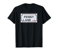 City of Liverpool Penny Lane L18 Street Sign Envejecido Camiseta