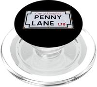 City of Liverpool Penny Lane L18 Street Sign Envejecido PopSockets PopGrip para MagSafe