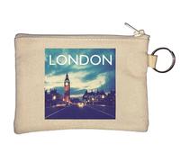 City of London Big Ben - Llavero con diseño fotográfico, color beige, beige, Talla única