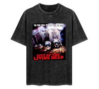 City of The Living Dead Men's T-Shirt Unisex Black Cotton Hip Hop Print tee Shirts XL