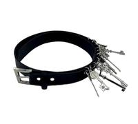 City Outsider-Llavero Estético Con Ajuste Cómodo Piel Sintética Permanente Para Uso Diario Cinturón Esencial Multiuso