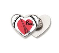 City Paris France - Broche de metal con diseño de la Torre Eiffel