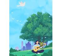 City Sounds, Nature’s Calm - a Writing Journal :ruled notebook, paperback