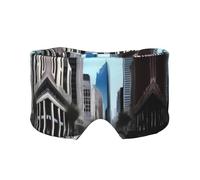 City Street Print - Orejeras para dormir - Suave y transpirable, ideal para viajes, meditación y uso nocturno