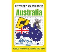 City word search book: Australia, over 50+ puzzles of Australian city and town names, easy to read suitable for adults, seniors and teens.