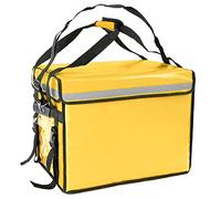 CityBAG - Nevera portátil Amarilla 76 litros 50x39x39cm, Mochila Bolsa isotérmica para Picnic, Camping, Playa, Entrega de Alimentos en Moto o Bicicleta