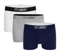 CityComfort Calzoncillos Boxer Hombre - Pack de 3, Ropa Interior para Hombre Cómoda y Ultrasuave - Boxers de Bambú Elástico S-4XL, Original para Hombre