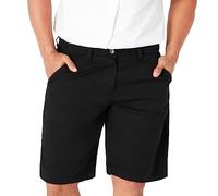 CityComfort Pantalón Corto Chino de Algodón con Bolsillo para Hombre (Negro, XXL)