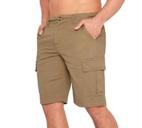 CityComfort Pantalón Corto de Carga con Bolsillos, para Hombre (Beige, L)