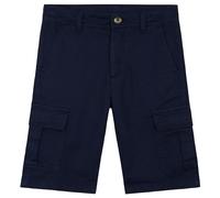 CityComfort Pantalón Corto de Carga con Bolsillos, para Niño (Azul Marino, 5-6 Años)