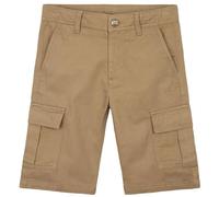 CityComfort Pantalón Corto de Carga con Bolsillos, para Niño (Beige, 7-8 Años)