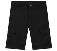 CityComfort Pantalón Corto de Carga con Bolsillos, para Niño (Negro, 11-12 Años)