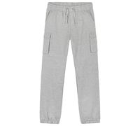 CityComfort Pantalon Invierno Niño Casual con 4 Bolsillos y Cintura con Cordón (Gris, 9-10 Años)