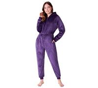 CityComfort Pijama Entero Mujer, Pijama de Polar Suave Cómodo Calentito S-XL (Morado Oscuro, S)