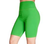 CityComfort Short Deportivo Mujer, Mallas Cortas Mujer, Mallas Ciclistas, Running, Yoga Fitness, Leggins Deportivos de Yoga Cintura Alta Ropa Deportiva Mujer S-XL (S, Verde)