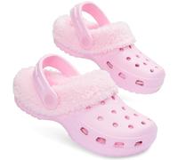 CityComfort Zuecos Invierno con Forro Sherpa, Pantuflas Niña y Adolescentes, Zapatillas Casa Niños Charms Extraíbles, Regalos Niños (Rosa sin Charms, 31 EU)