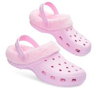 CityComfort Zuecos Invierno con Forro Sherpa para Mujer - Regalos Mujeres (Rosa, 40 EU)