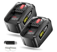 CITYORK 2 baterías de repuesto para Bosch PBA PSB PSR (5500 mAh, 18 V, para Green Tools House & Garden & Gardena Gloria 18VSystem AL1880CV AL1810CV AL18815CV AL1830CV (no para Bosch Unlimited Serie)