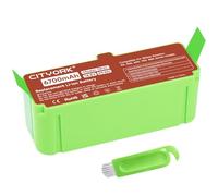 CITYORK 6700mAh Li-ion Batería para iRobot Roomba 980 981 985 960 968 971 976 966 965 900,880 896 895 890 891 800, 690 695 680 676 675 650 630 615 606,780 770 760 776,560 551 500 iRobot Roomba Bateria