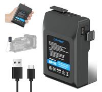 CITYORK 95Wh V-Mount/V-Lock Batería para Sony BP-95W con entrada USB-C Cargador y cable USB-C, compatible con videocámaras Sony, cámara de video, transmisión de video, luz LED