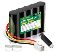 CITYORK Batería de 20 V para robot cortacésped Landxcape LX790i LX790 LX792 LX795 LX796 LX797 LX992, para Worx Landroid S300, S390m2, S450i, S500i, S700i, para WR100SI WR101SI. , WR102SI,WR103SI
