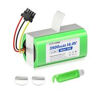 CITYORK Batería de Repuesto de Ion de Litio de 3500 mAh/14,4 V para Eufy L60 L50 Hybrid/SES, para IRobot Roomba Combo Essential/ Y0112/Y0110, para Xiaomi Mop 2 Lite Bateria