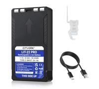 CITYORK Batería recargable LIT-22 Pro de 8500 mAh para cámara de caza LIT-22 Pro Spypoint Flex-M/Flex-S/Flex-G36/Flex-Plus Trail Camera Batería con indicador de carga LED y batería USB tipo C